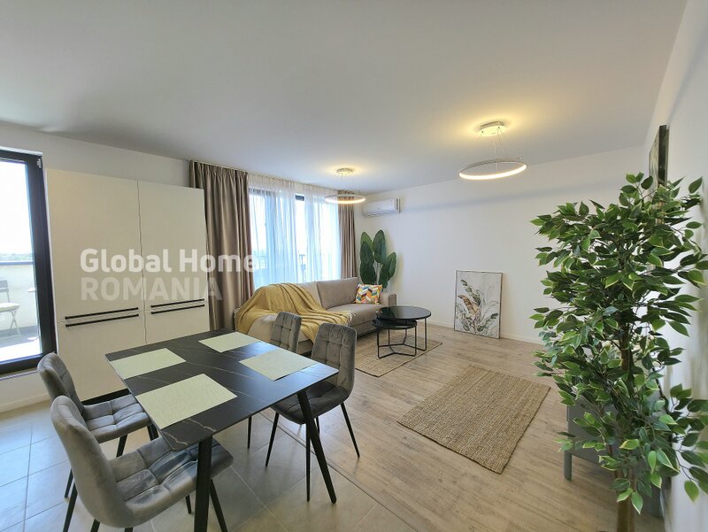 H Pipera Lake, Porsche Nord, 3 rooms penthouse + terrace 16sqm + parking, new.